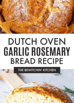 Garlic & Herb Dutch Oven Bread Recipe