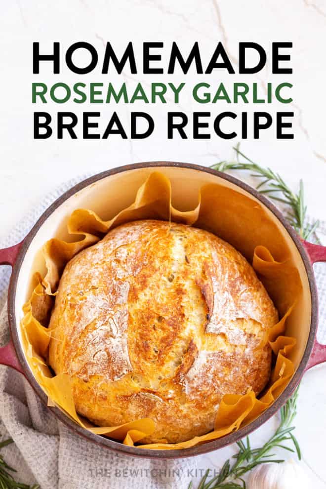 Vegan Garlic Rosemary Bread – Easy Rosemary Garlic Loaf