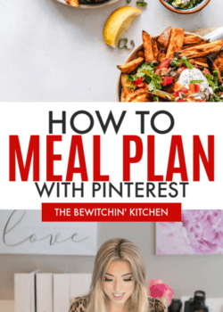 how to meal plan with pinterest