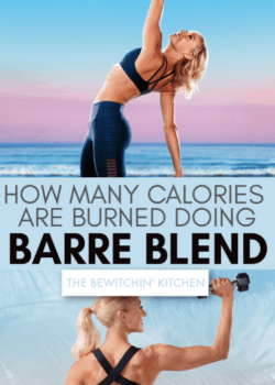 how many calories are burned doing barre blend