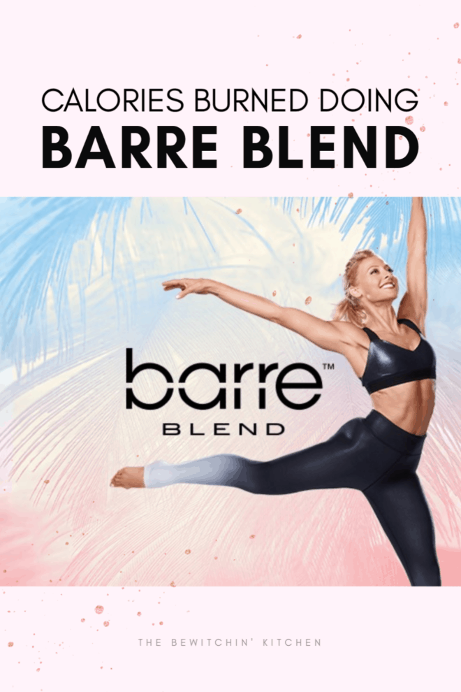 how many calories are burned doing barre blend