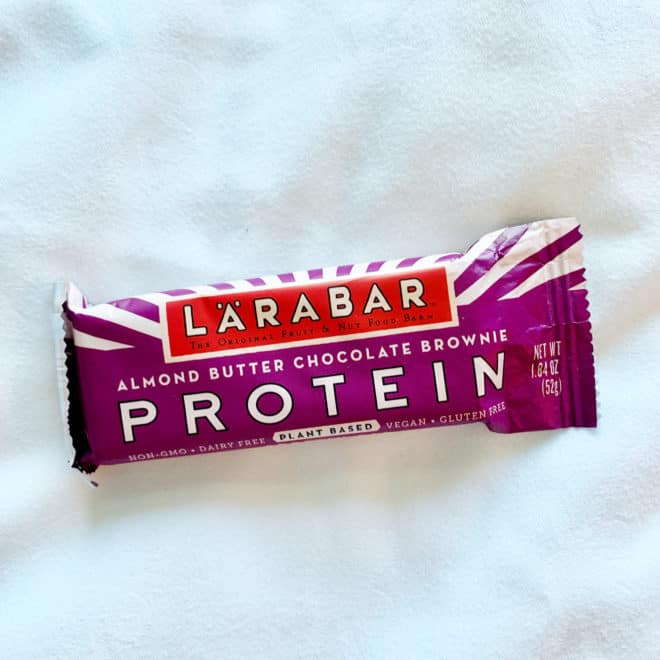 Larabar protein bar for disney snack