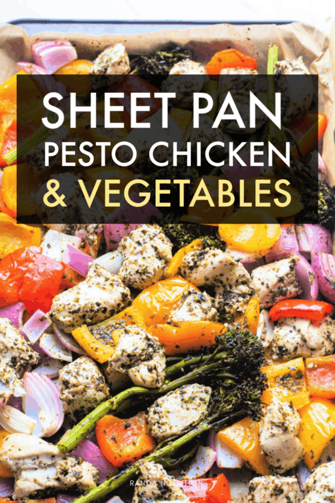sheet pan pesto chicken and vegetables recipe