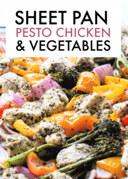 pesto sheet pan dinner recipe