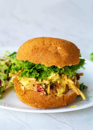 curry chicken salad sandwiches