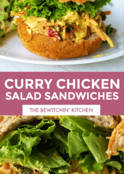 curry chicken salad sandwiches