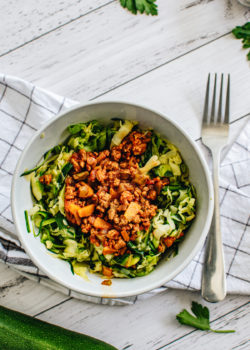 Zucchini Noodles with Bolognese