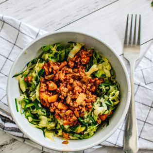 Zucchini Noodles with Bolognese