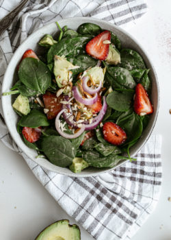 Strawberry Spinach Salad