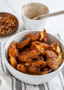 Crispy Smashed BBQ potatoes