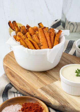 air fryer carrot fries