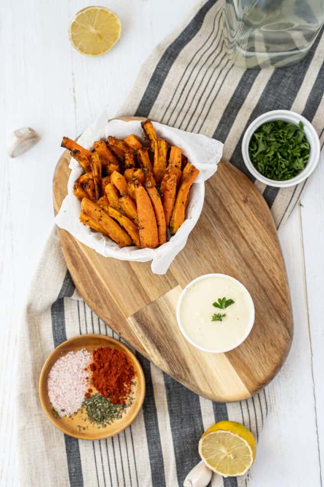 air fryer carrot fries