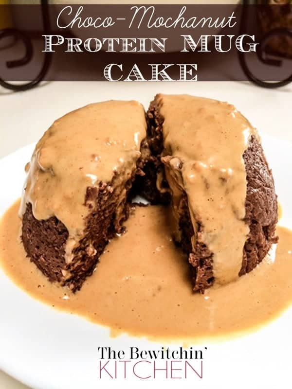 Protein Mug Cake on a plate