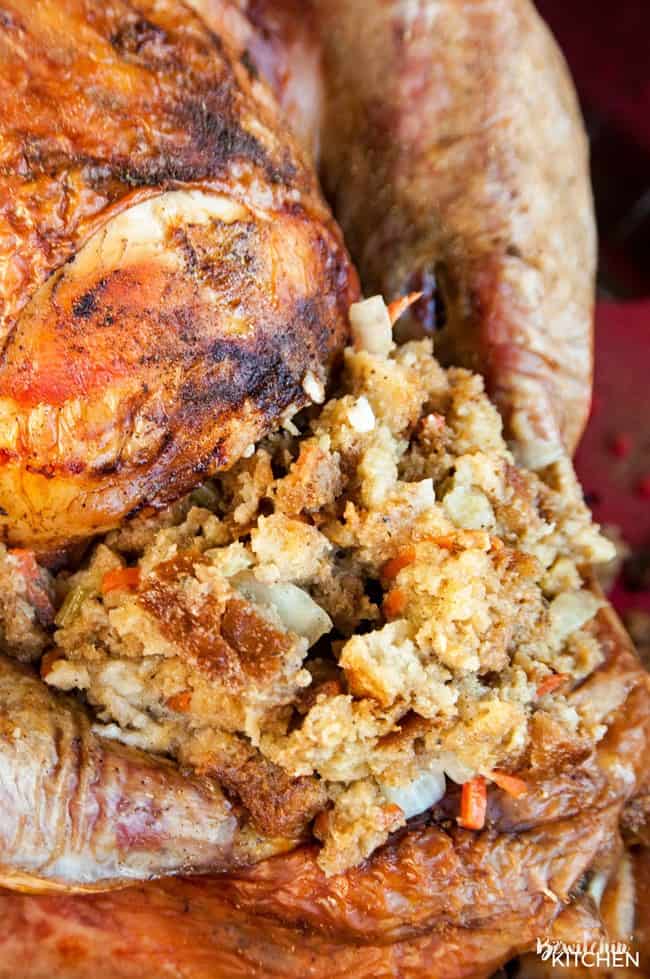 turkey stuffed with sausage stuffing