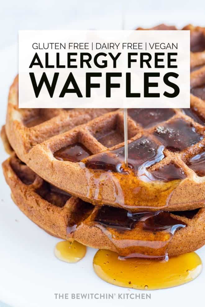 gluten free dairy free vegan allergy free waffles