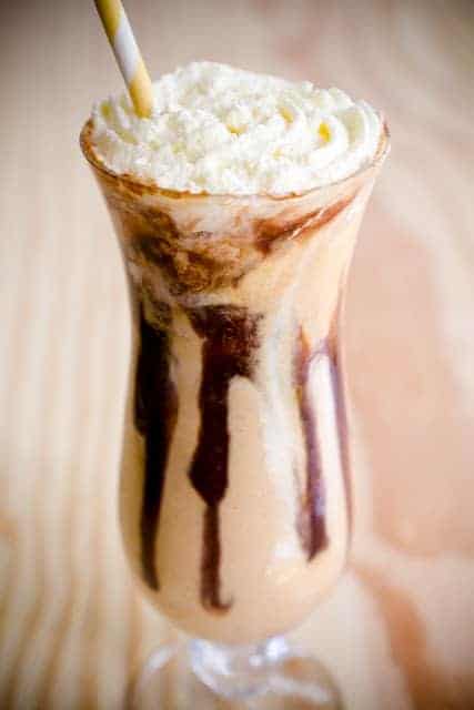 pumpkin drink recipes of pumpkin mudslide with whipped cream