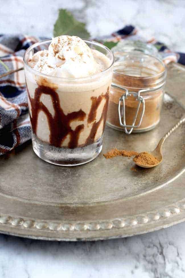 pumpkin drinks with fall spices