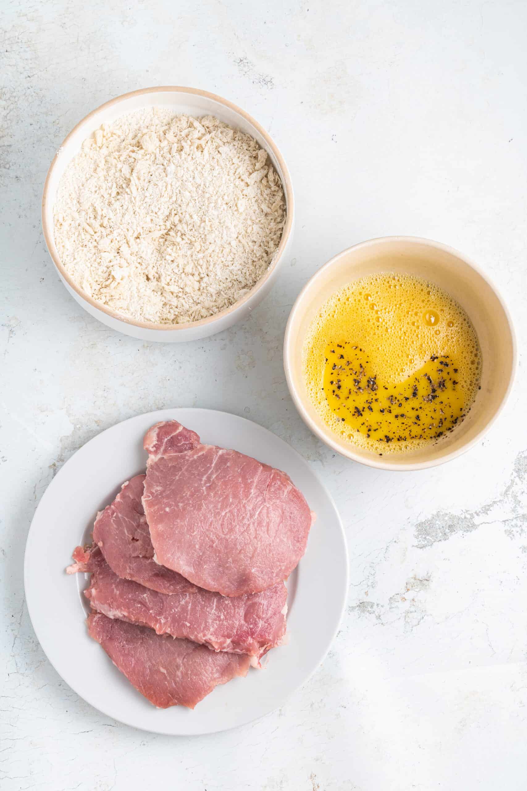 Pork Tonkatsu Ingredients 
