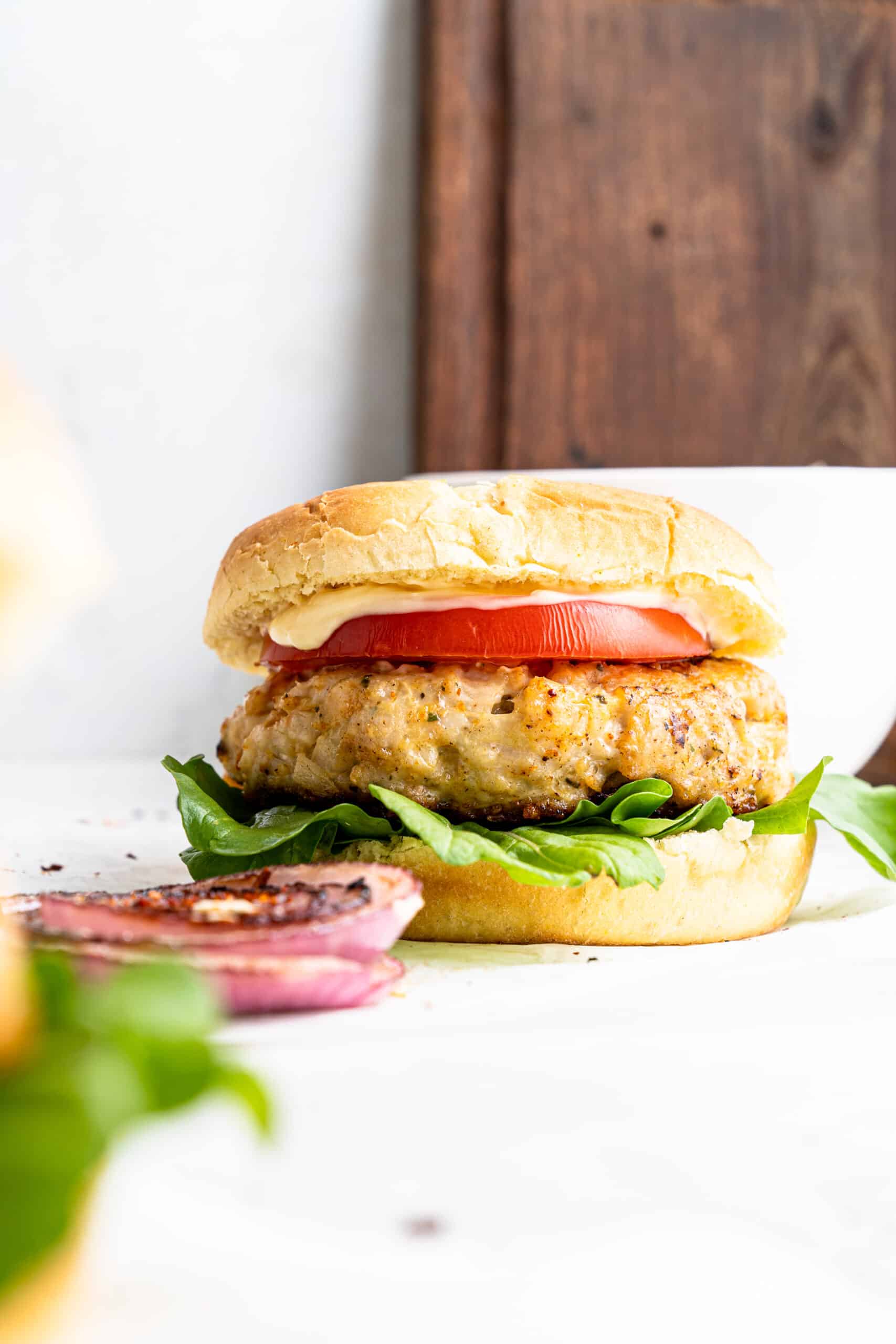 Ground Chicken Burger
