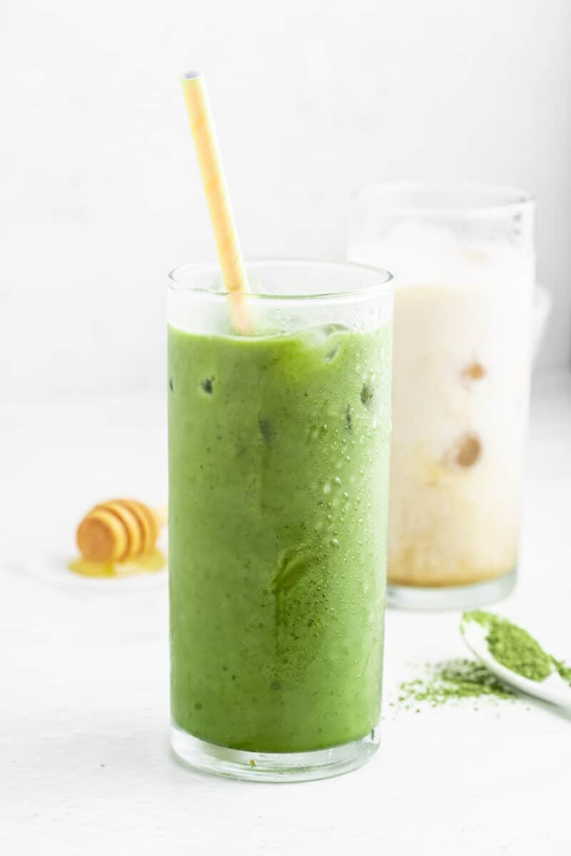 Vanilla matcha latte the bewitchin kitchen