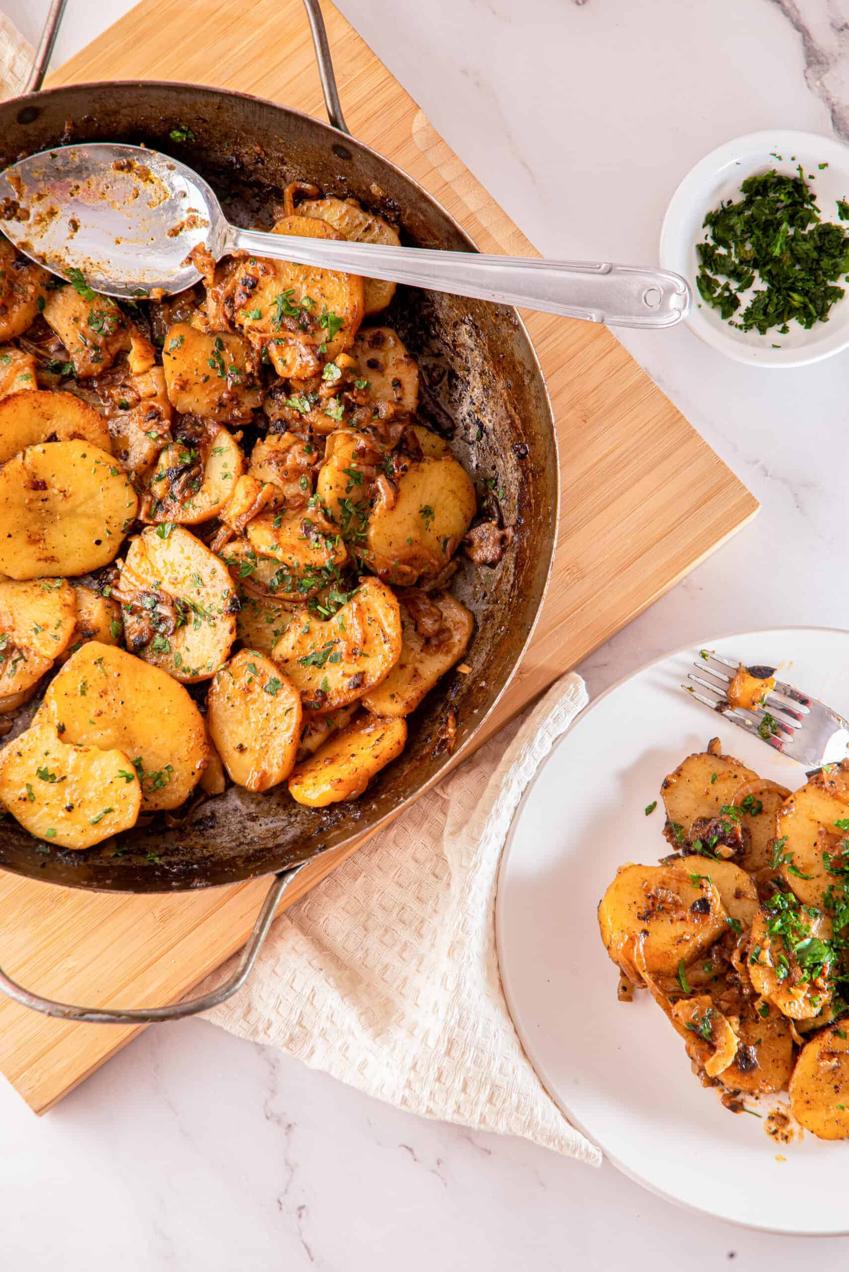 Smothered Potatoes  The Bewitchin' Kitchen