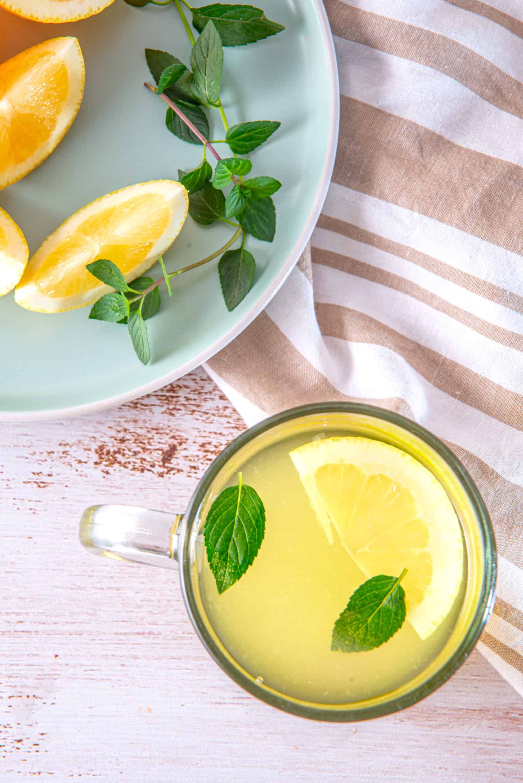 Fresh Mint Tea (Honey Citrus Mint Tea + Flavor Variations