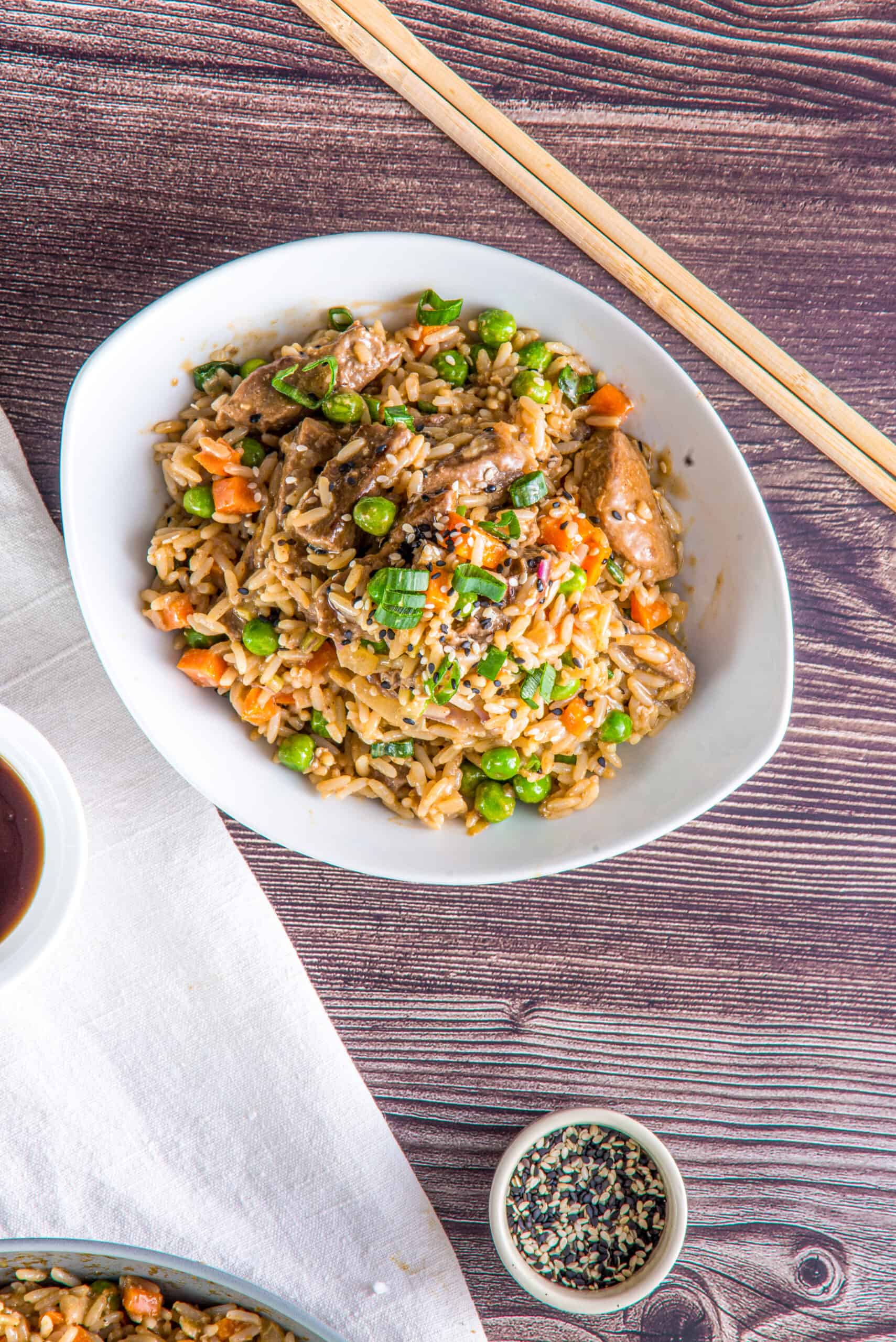 Fried Rice with Steak 