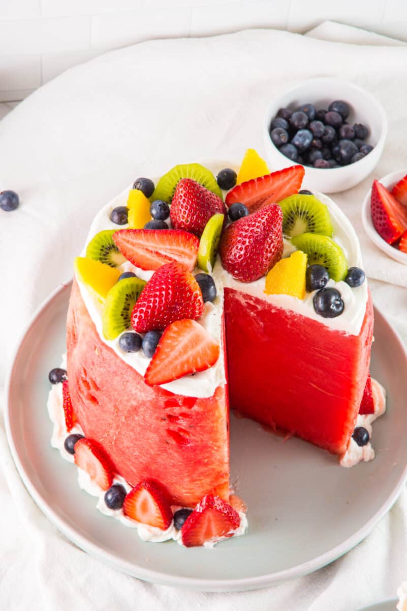Watermelon Fruit Cake