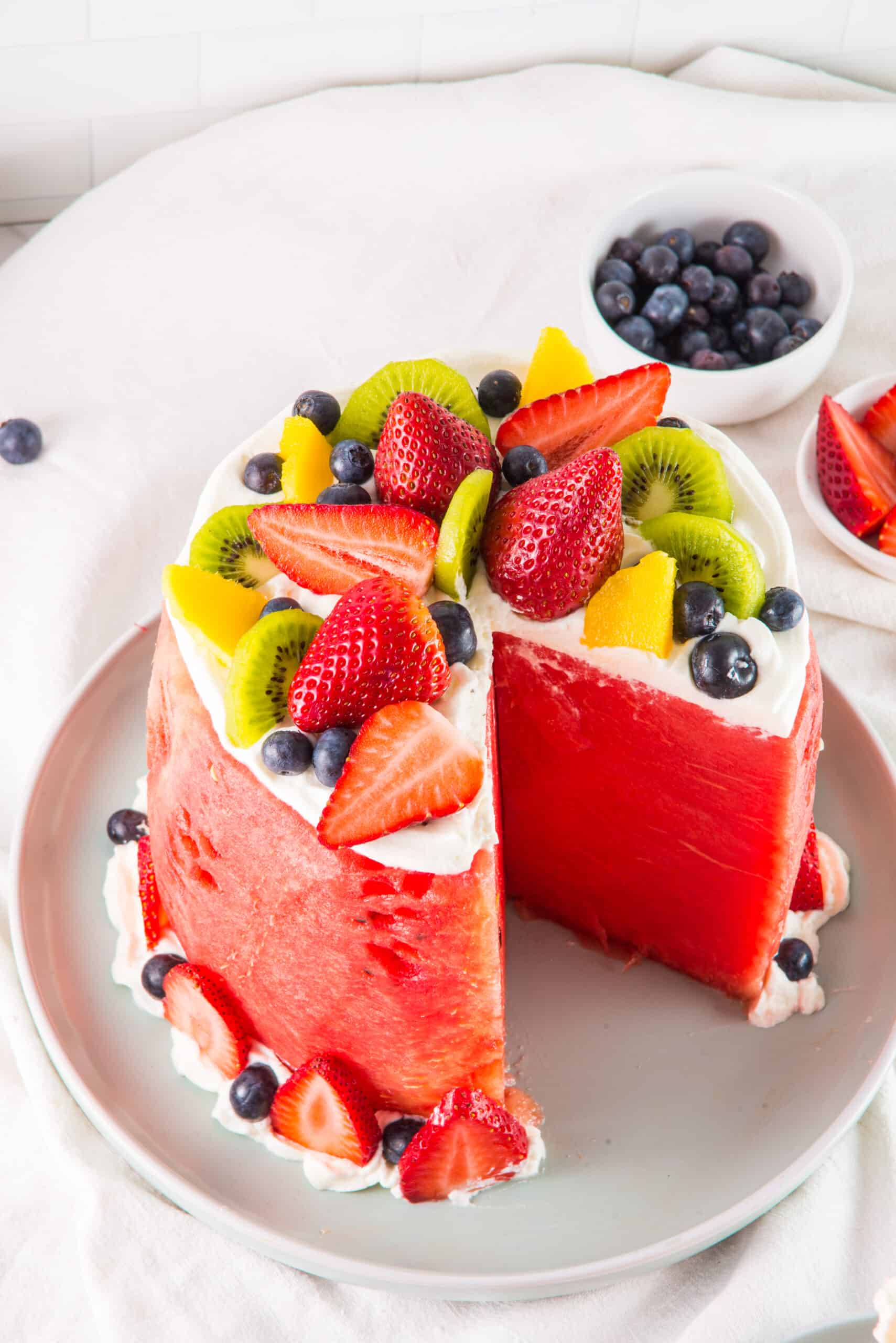 Watermelon Fruit Cake
