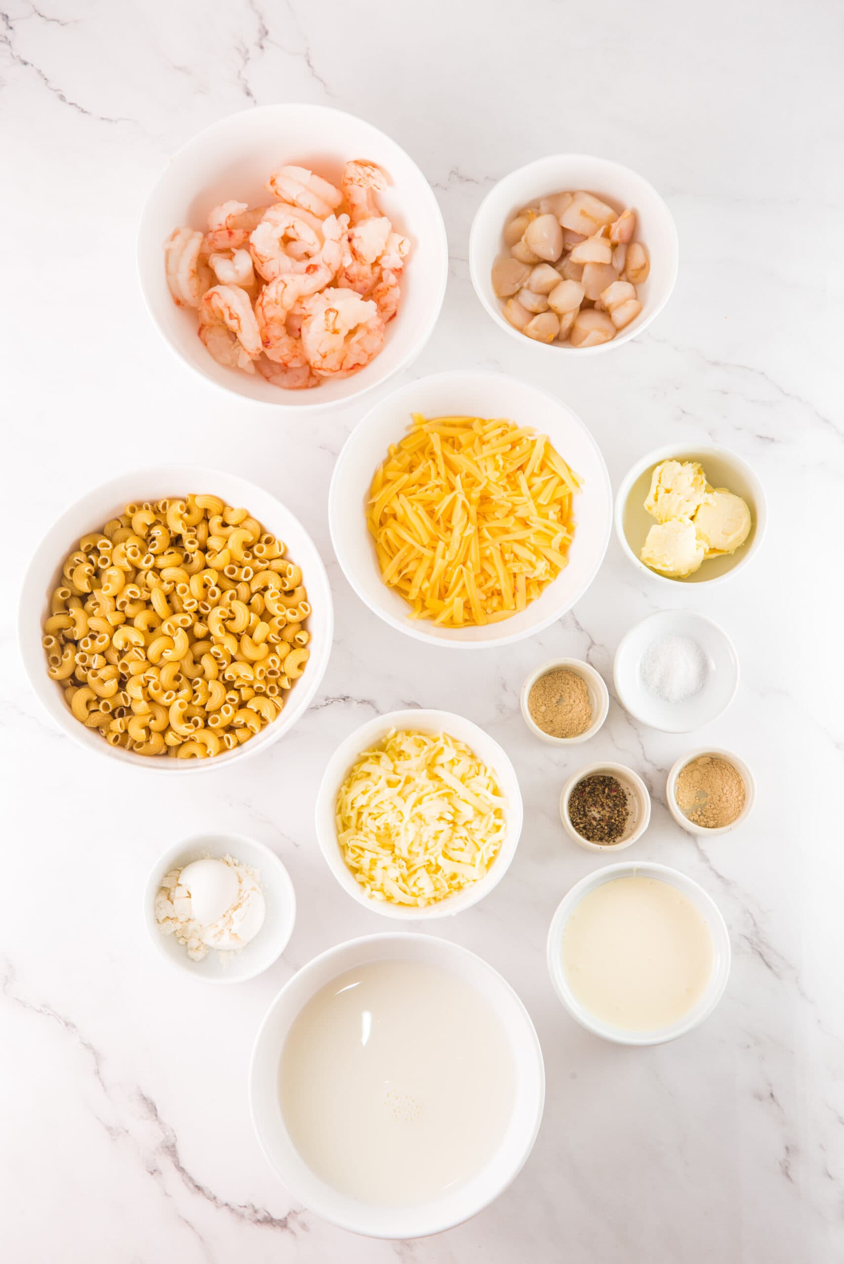 Key Ingredients to Seafood Mac and cheese