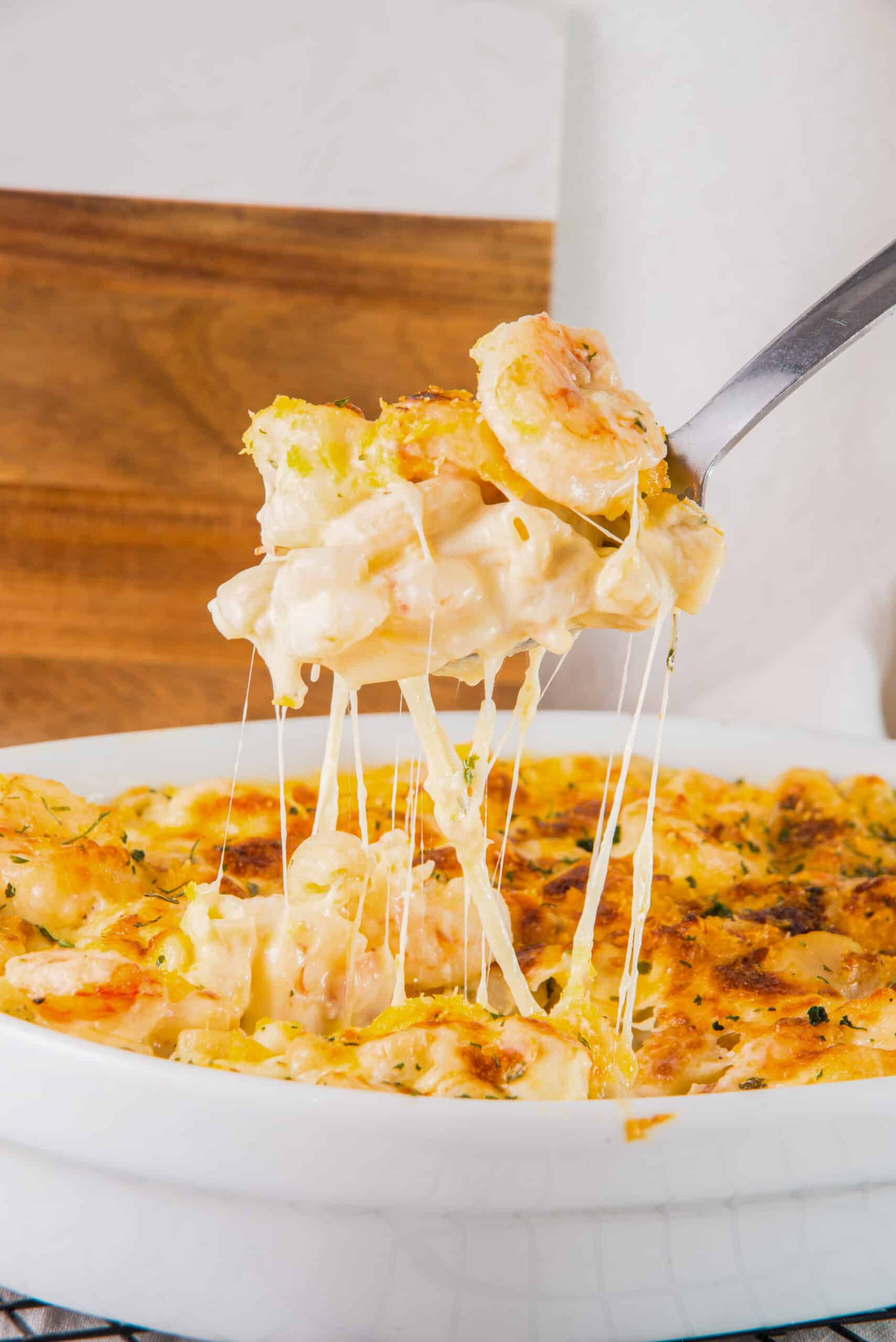 Seafood Mac and Cheese
