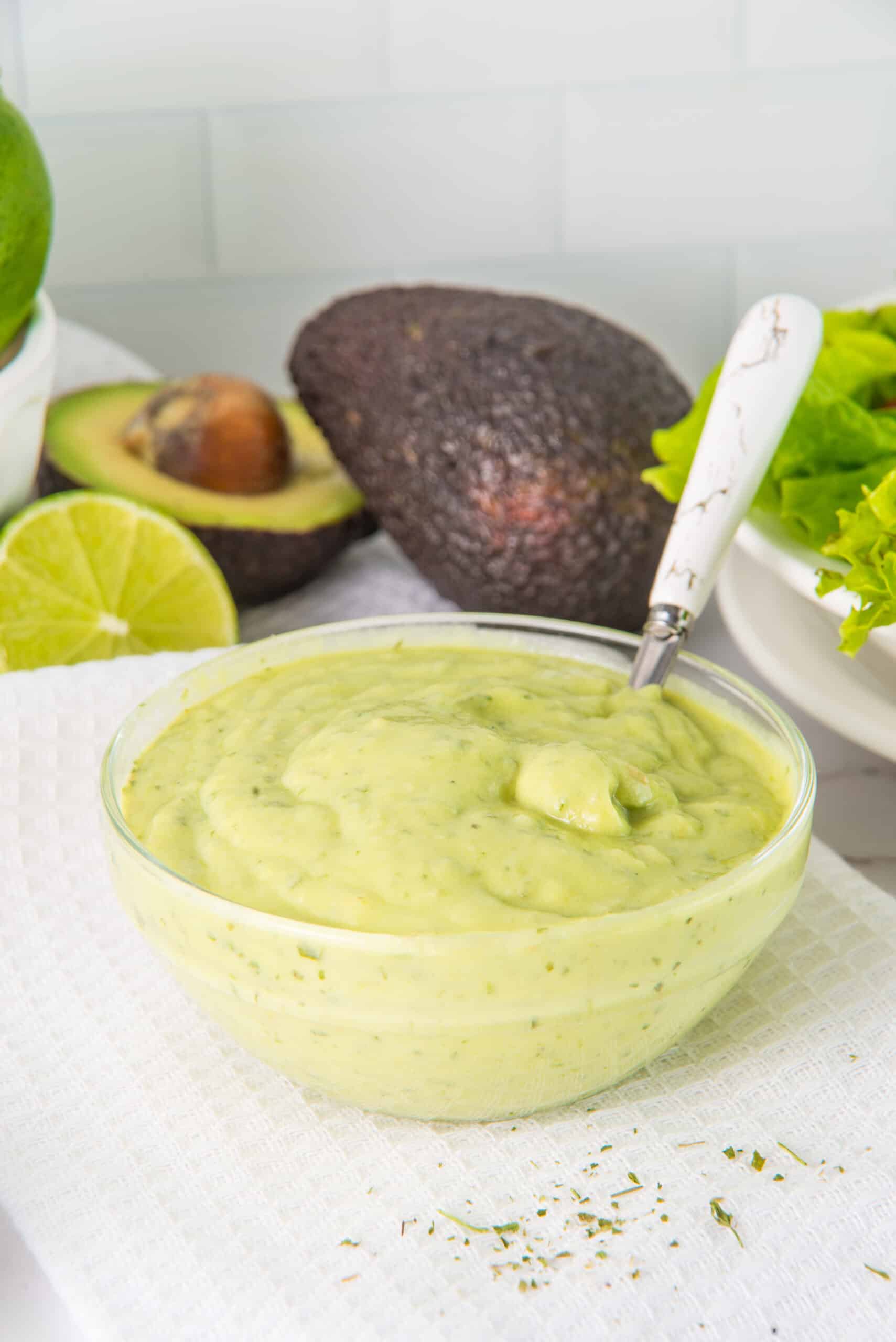 Avocado Lime Ranch Dressing Chick fil a copycat
