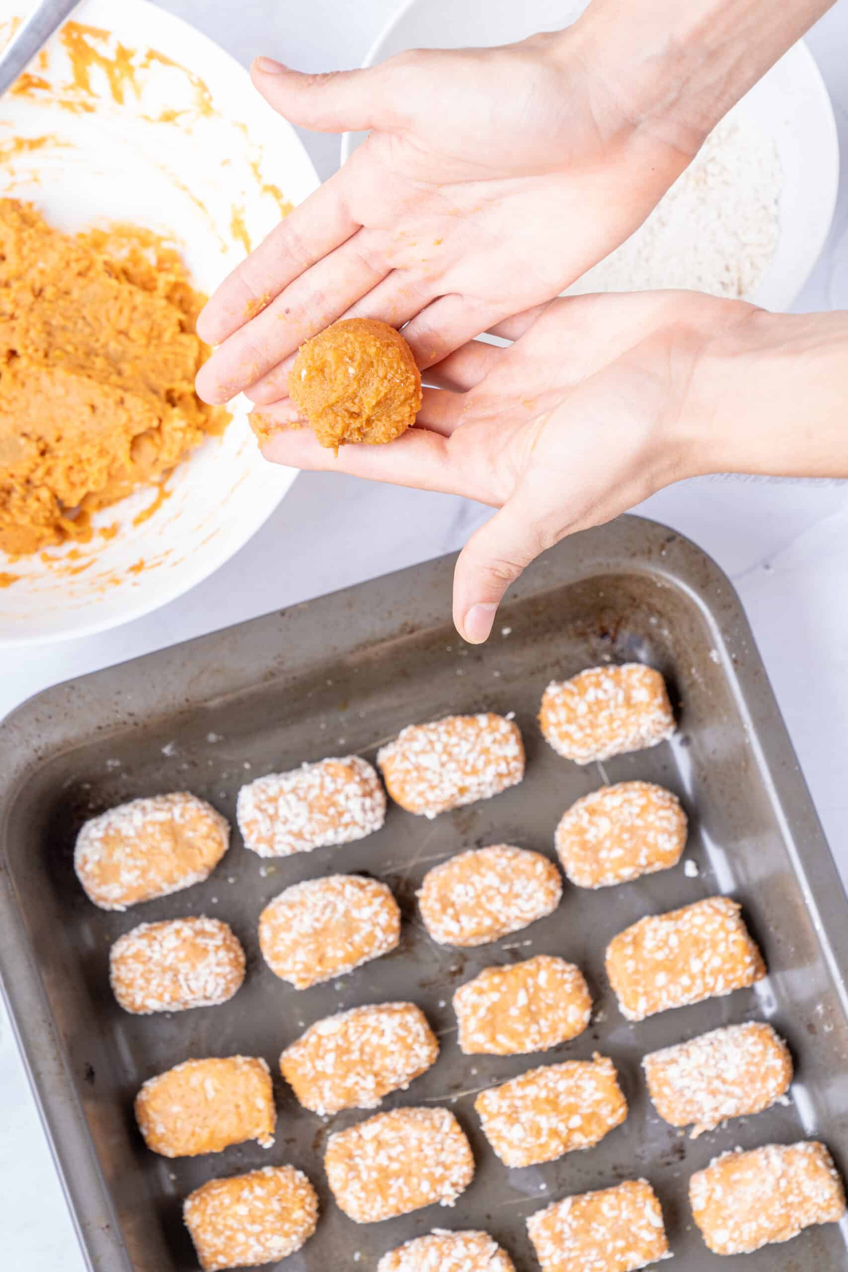 Baking Sweet Potatoes Tots