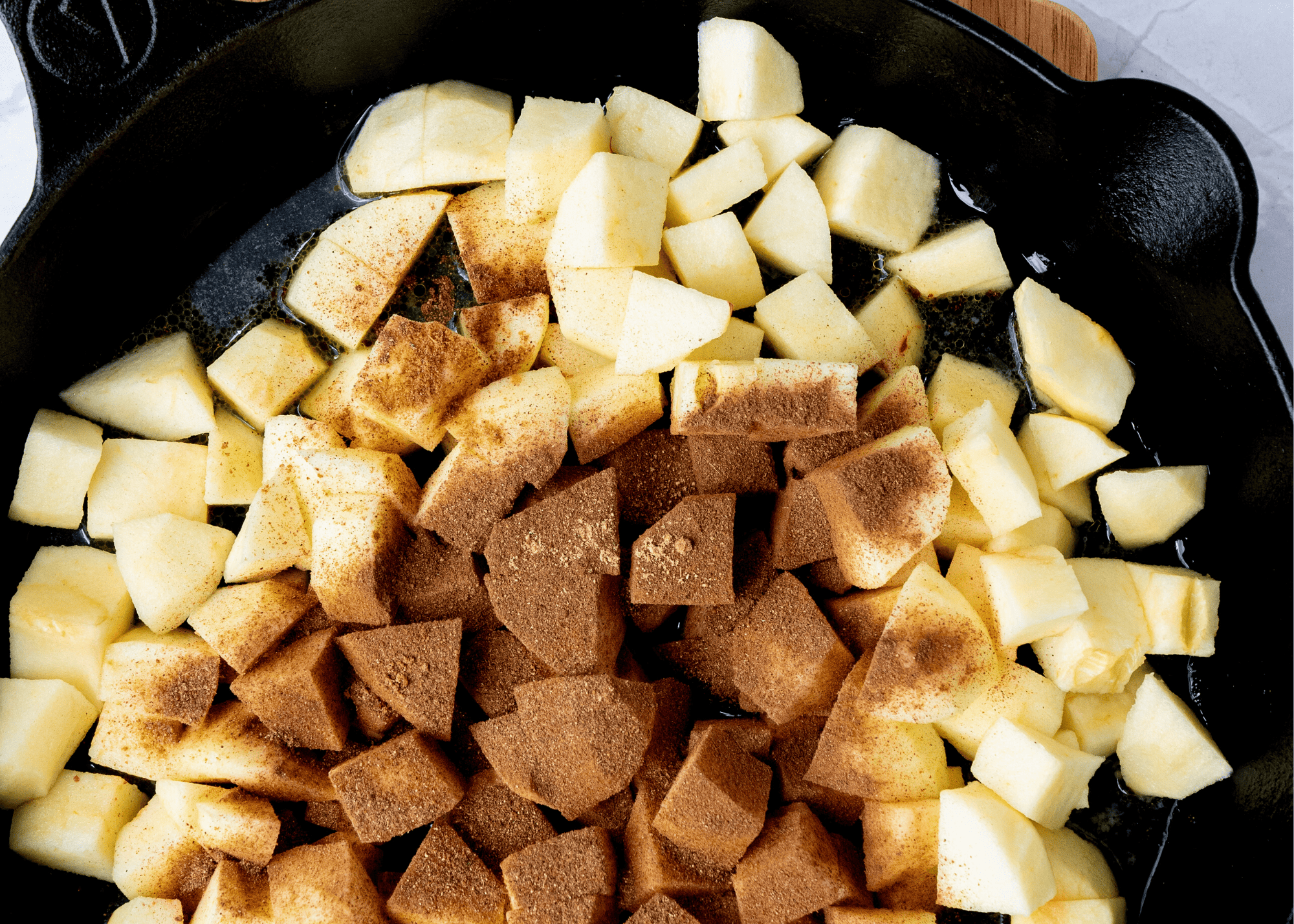 Ingredients to Healthy Apple Crisp
 