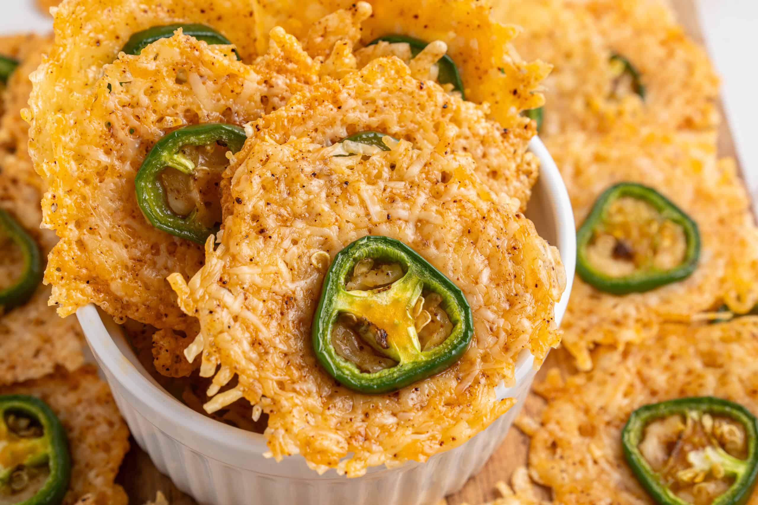 homemade cheese chips