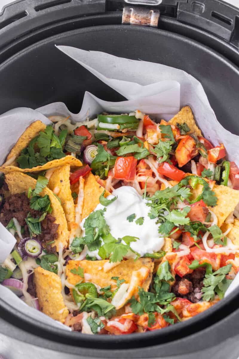 Nachos in the air fryer