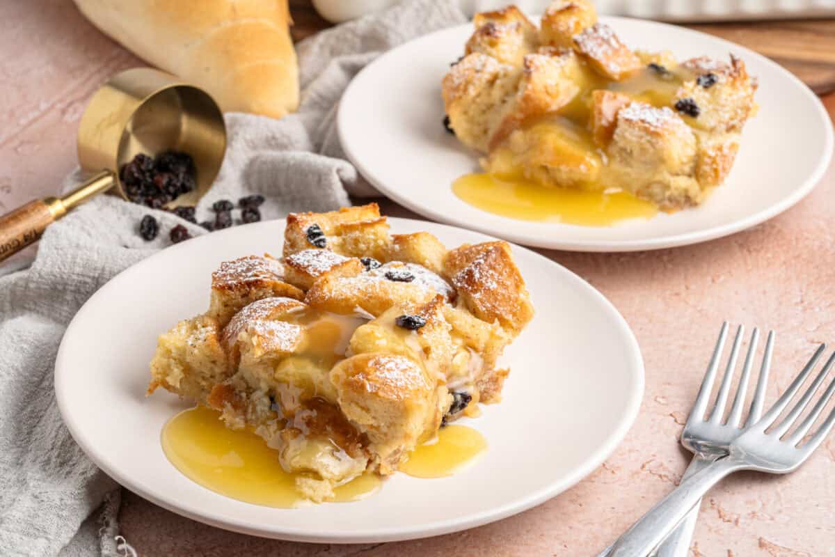Bread Pudding with Rum Sauce