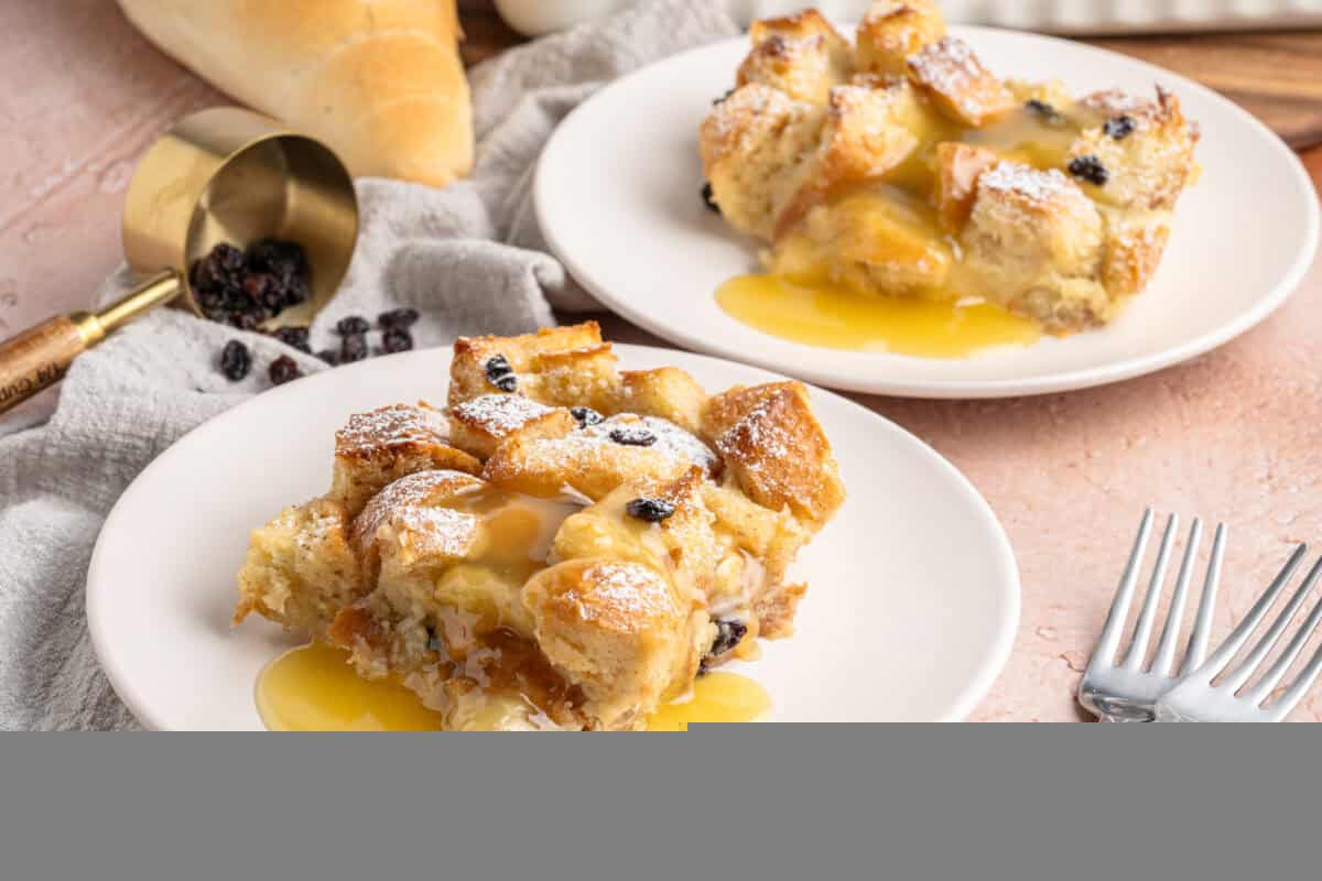 Bread Pudding with Rum Sauce