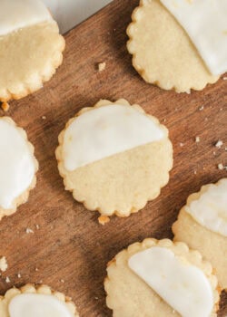 lemon shortbread cookies